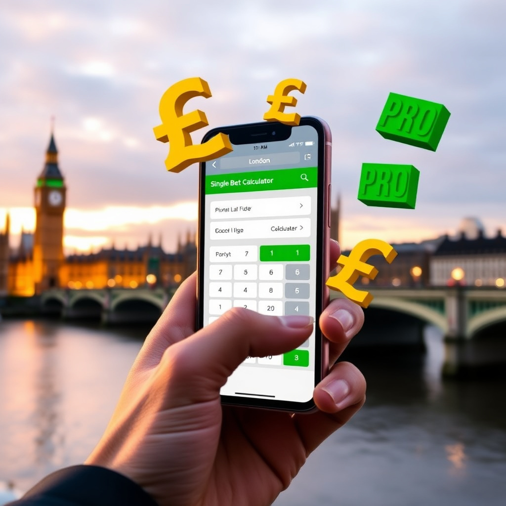 single bet calculator uk official site showing decimal and fractional odds and payout for football and horse racing singles
